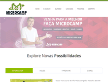 Tablet Screenshot of microcampabc.com.br